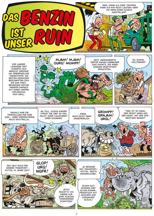 Actual product image Clever und Smart Sonderband 16: Das Benzin ist unser Ruin (German, Francisco Ibáñez, André Höchemer, 2023)