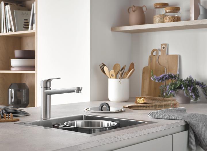 Immagine prodotto Grohe K700 Edelstahlspüle (Lavello sottopiano, 46.40 cm, 46.40 cm)