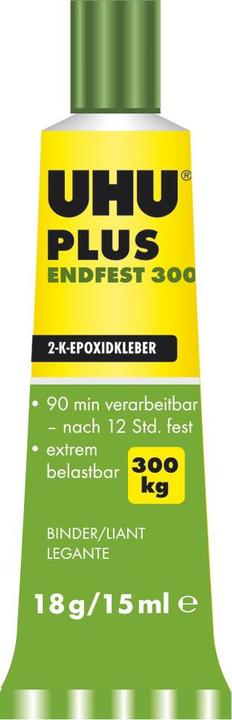 Produktbild UHU Plus Endfest 300, 45640, Tube Binder/Härter 33 g, Blister (73 g)