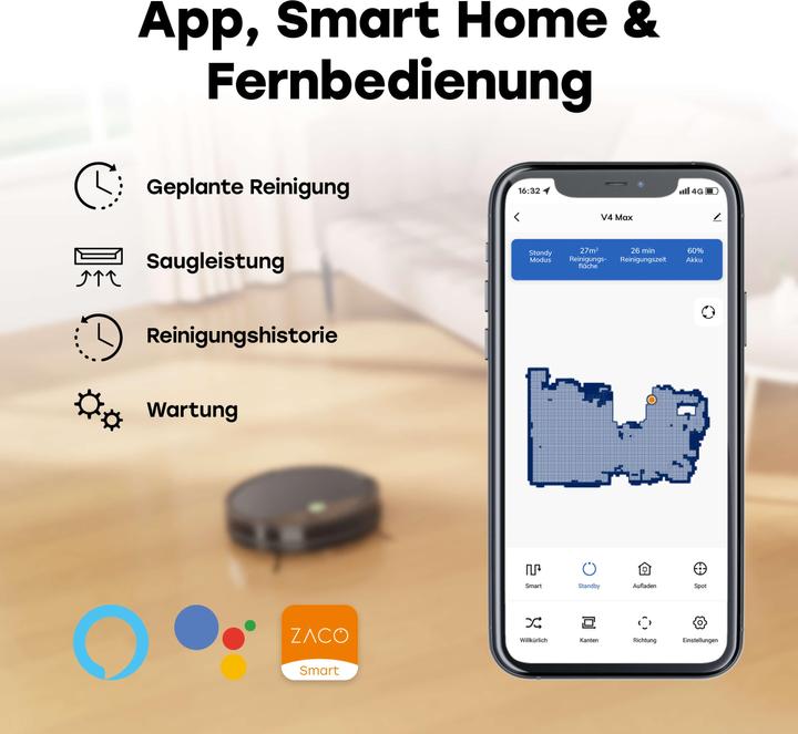 Produktbild Zaco V4 Max (Saugroboter)
