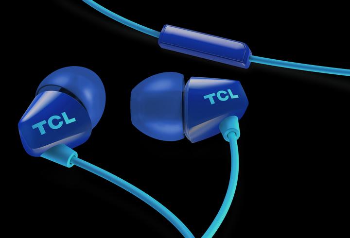 TCL SOCL100BL Headphones & Headset in Ear Bluetooth Blue (Cable)
