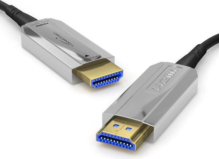 Actual product image KabelDirekt - Optical HDMI 2.0 cable - 50m - PRO Series - 4K @ 60Hz (50 m, HDMI)