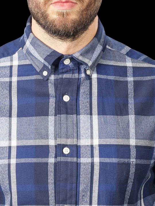 Image du produit GANT Check Shirt Long Sleeve Marine (L)