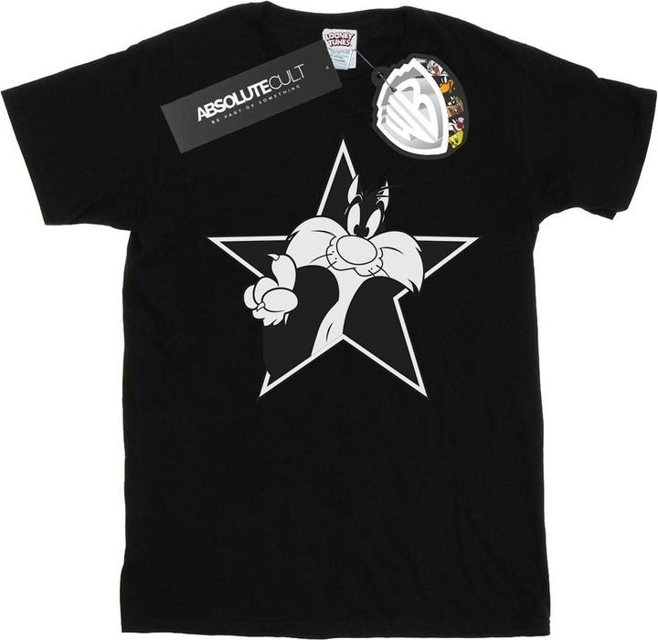 Produktbild Looney Tunes Sylvester Mono Star TShirt (L)