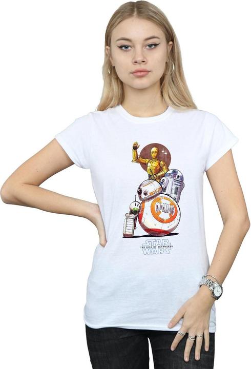 Produktbild Star Wars The Rise Of Skywalker Droids Illustration TShirt (L)