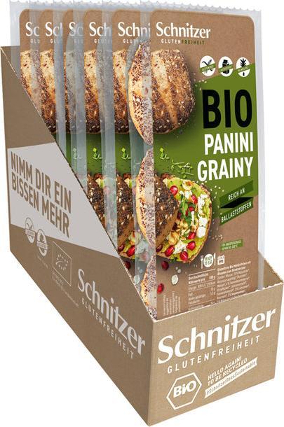 Actual product image Schnitzer Bio Panini Grainy (210 g)