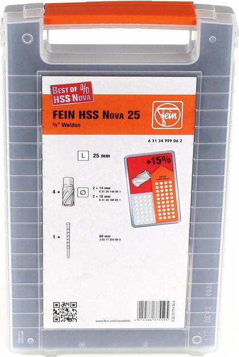 Actual product image Fein Core drill set 63134999062 1 S (2.0 millimetre)