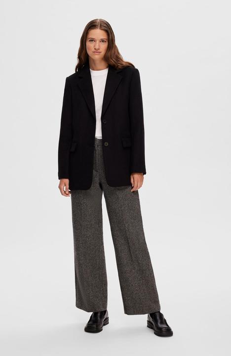 Actual product image Selected Femme Wool Single Breasted Blazer (36)