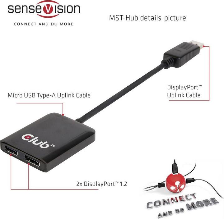 Produktbild Club 3D SenseVision MST