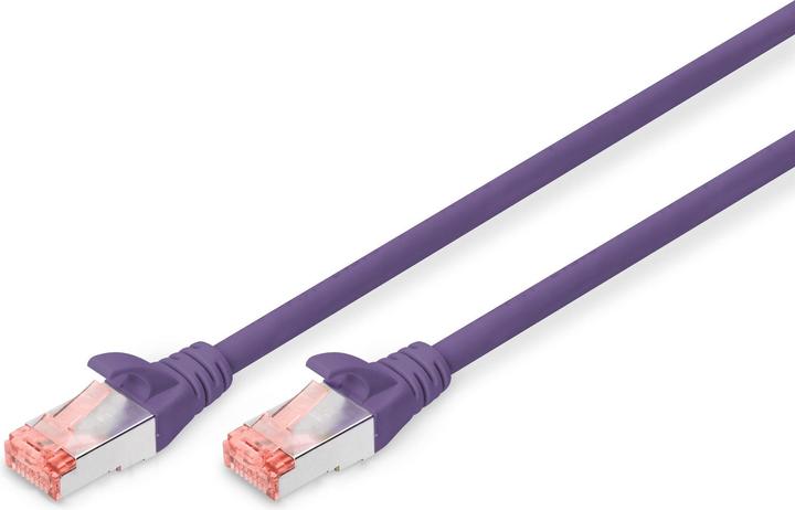 Image du produit Digitus CAT 6 S-FTP Câble patch Cu LSZH AWG 27/7 Longueur 2 m Couleur Violet (S/FTP, CAT6, 2 m)