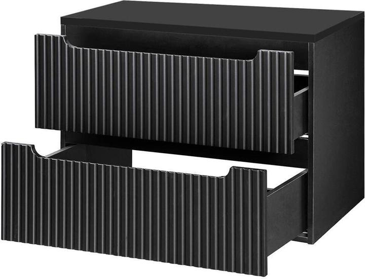 Actual product image En.Casa Vanity unit Skelbolu 80x60x40 cm black