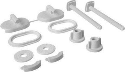 Cersanit Eco Polypropylene Toilet Seat Bolts (K99-0006)