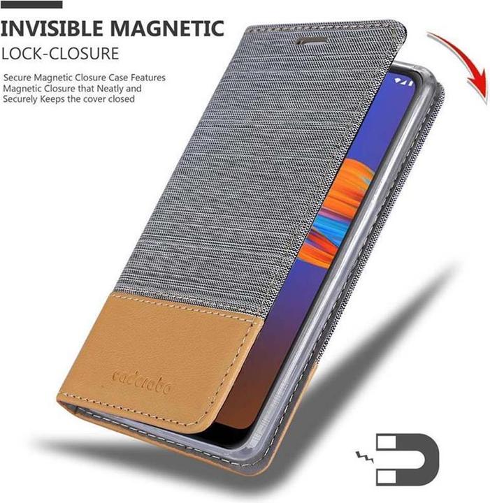 Productafbeelding Cadorabo Boek Jeans Optiek Cover (Motorola Moto E6 Plus)