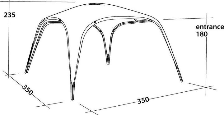 Image du produit Outwell Pavillon Summer Lounge L (350 cm, 350 cm)