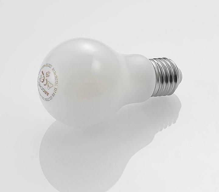 Actual product image Arcchio LED lamp E27 8W 2.700K dimmable, opal (E27, 8 W, 980 lm, 1 x, E)