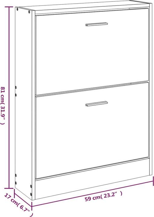 Actual product image VidaXL Sofia (17 x 59 x 169 cm)