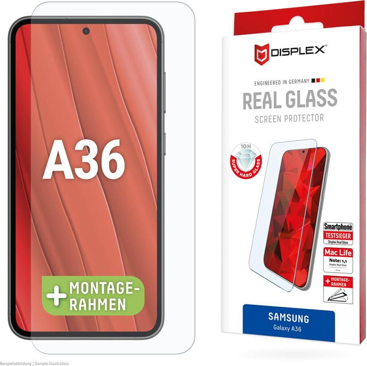 Produktbild Displex Real Glass, 2D Panzerglas (1 Stück, Samsung Galaxy A36)