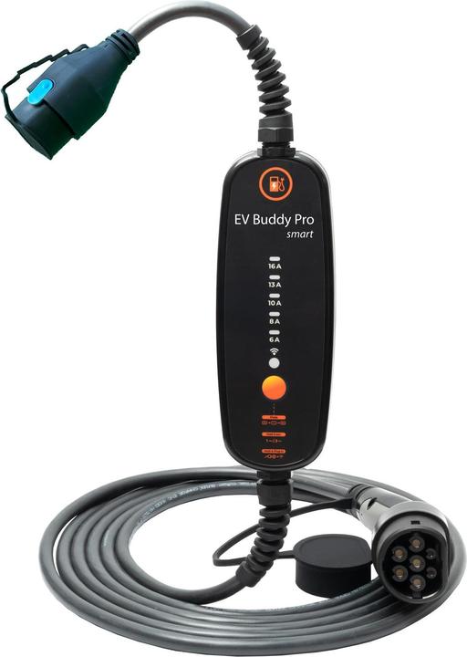 Image du produit Ev Buddy Pro Smart - 11kW Swiss Set Standard 10m (Type 2, 11 kW, 16 A, CEE16 rouge, Type 13)