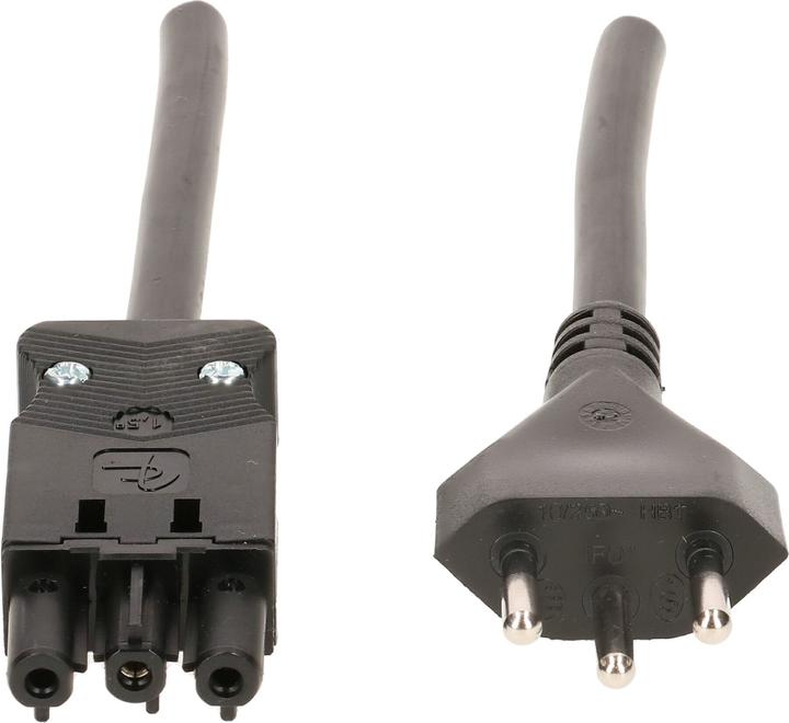 Actual product image Max Hauri Adels TD connection cable H05VV-F3G1.5 type 12 / AC 166 GBUF/315 (2 m)
