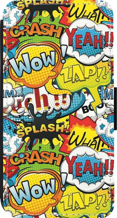 Image du produit PhoneLook Coque Wallet noir Cartoons slogans (Apple iPhone 13 Pro)