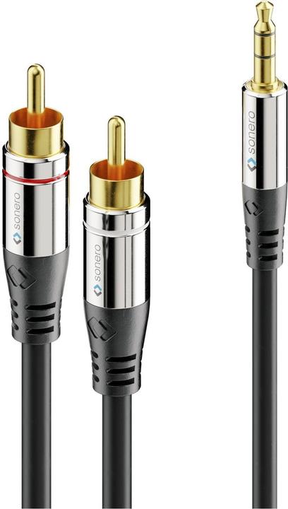 Image du produit Sonero 3,5 mm Klinke – Cinch (10 m, Jack 3,5 mm (AUX), RCA)