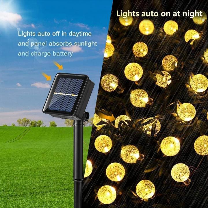 Actual product image Lumina Swiss Solar LED fairy lights crystal (11 m)