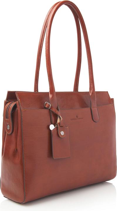 Immagine prodotto Castelijn & Beerens & Beerens - Gaucho Ellen Schoudertas 15,6 RFID | cognac -