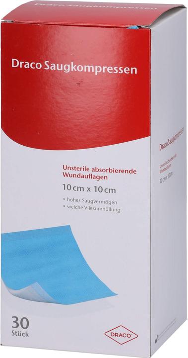 Produktbild Dr. Ausbüttel & Co. Saugkompressen unsteril 10x10cm Draco, 30 St KOM