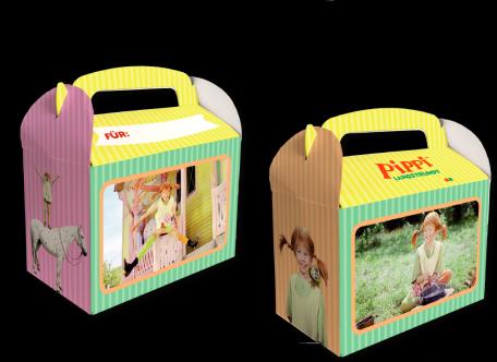 Actual product image DH-Konzept Giveaway or Snack Boxes Pippi Longstocking Pack of 8