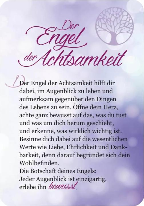 Actual product image An angel for every day (German)