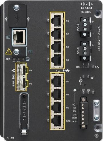 Actual product image Cisco IE-3300-8T2S-E (10 Ports)