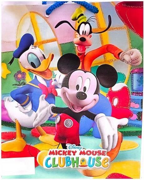 Mickey Mouse Club House Geschenkbeutel Gruppenfoto (Geschenkfolie, 1 x)