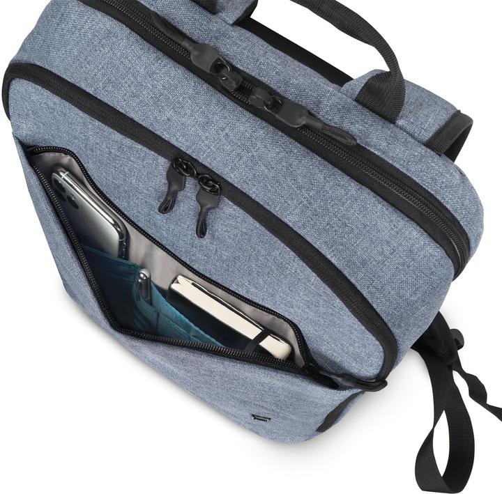 Actual product image Dicota Backpack Eco Slim MOTION 13"-14.1" Blue Denim (9.29 l)