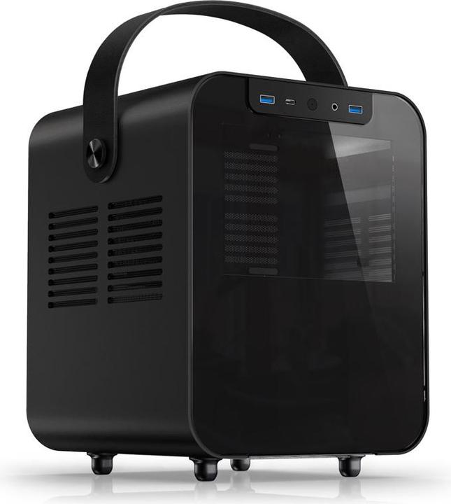 Actual product image Jonsplus BO 100 black housing (Mini-ITX, Mini-DTX)