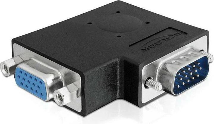 Image du produit Delock Adaptateur VGA mâle vers VGA femelle 90 (VGA, 9 cm)