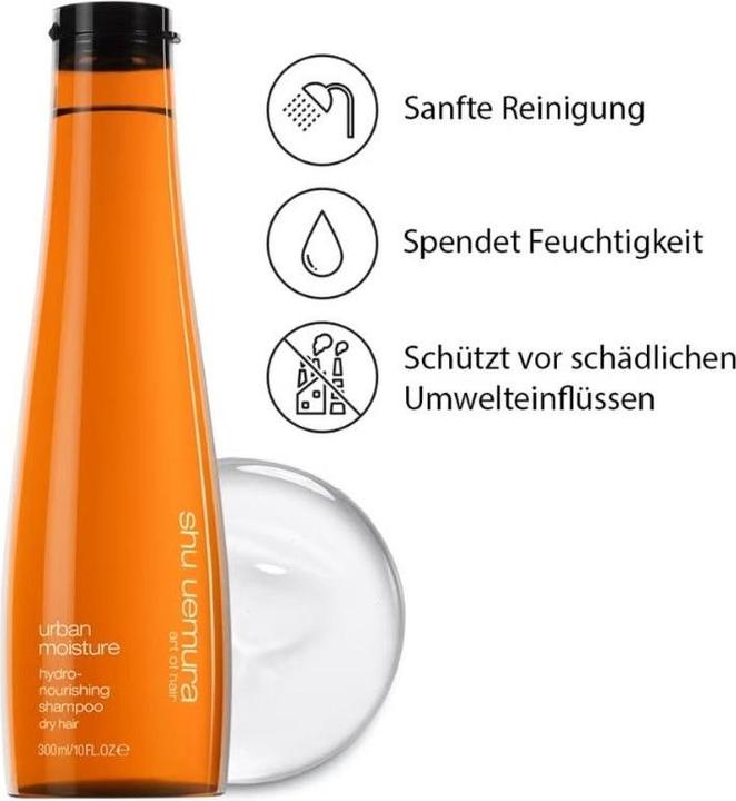 Immagine prodotto Shu Uemura Shampoo idratante urbano (300 ml, Shampoo liquido)