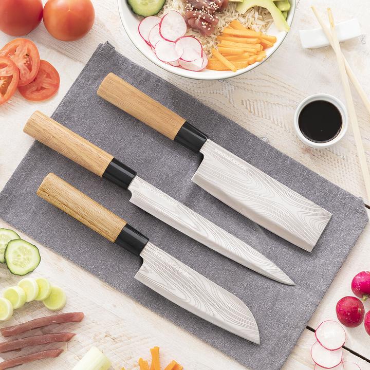Actual product image TOP Japanese knife set (34 cm)