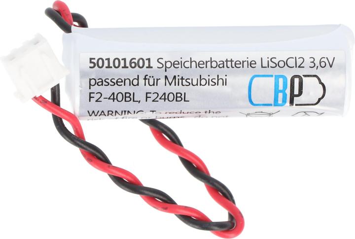 Actual product image Maxell Batterie ER-6C mit Kabel und Stecker (1 pcs., A, 2600 mAh)