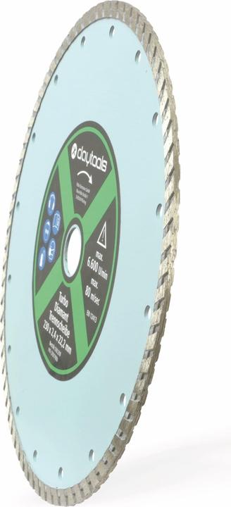 Produktbild Daytools Diamant-Trennscheibe mit Turborand, 230 mm