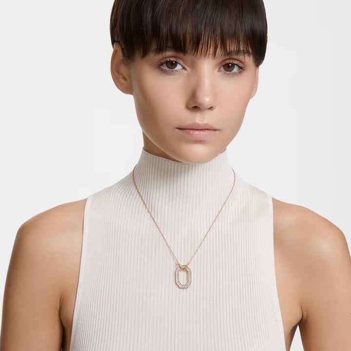 Produktbild Swarovski Dextera Achteckform Weiss Roségold (Swarovski Metall, 36 cm)