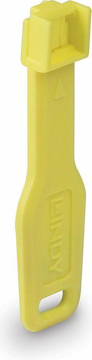 Image du produit Lindy Verrous de port RJ45 JAUNE 10 pcs+ 1 clé (47900)