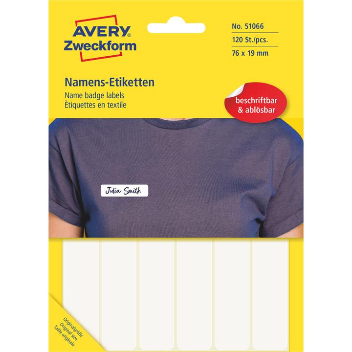 Productafbeelding Avery Naametiketten