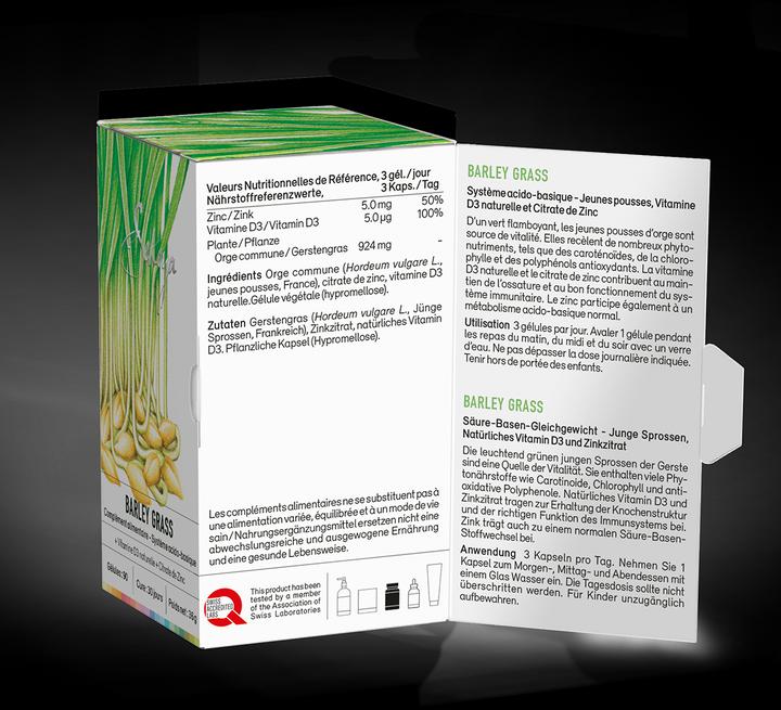 Actual product image Sekoya Barley Grass | Acid-base balance (90 Piece, Capsules)