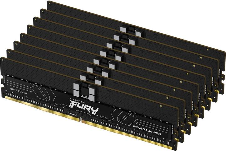 Produktbild Kingston Fury Renegade Pro XMP 256GB Kit (8 x 32GB), DDR5, 6800MT/s, CL34, Overclockable, ECC, Intel XMP, RDI (8 x 32GB, 6800 MHz, DDR5-RAM, DIMM)