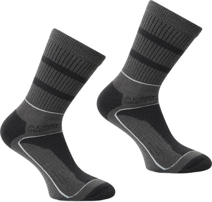 Actual product image Regatta Mens Samaris 3 Season Socks (Pack of 2) (pack of 2, 39.5 - 42)