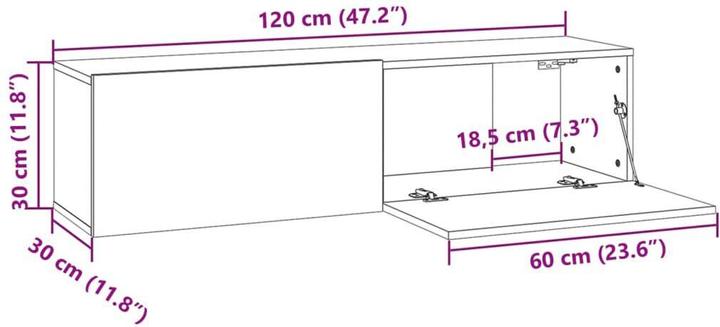 Image du produit VidaXL Jericho (120 x 30 x 30 cm)