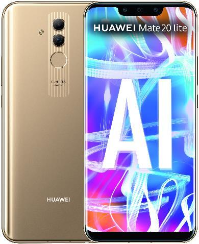 Produktbild Huawei Mate 20 Lite (64 GB, Platinum Gold, 6.30", Hybrid Dual SIM, 20 Mpx, 4G)