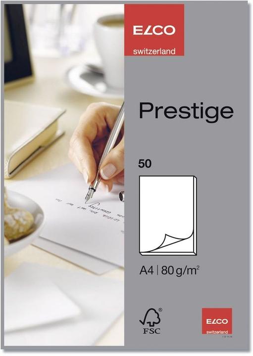 Actual product image Elco Prestige writing pad (A4, Plain, Soft cover)