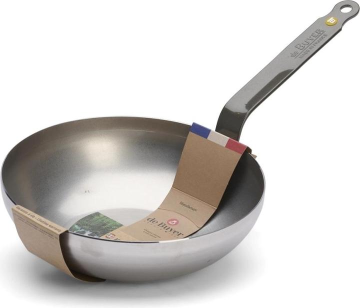 Immagine prodotto de Buyer Mineral B Element Wok (24 cm, Wok, Acciaio)