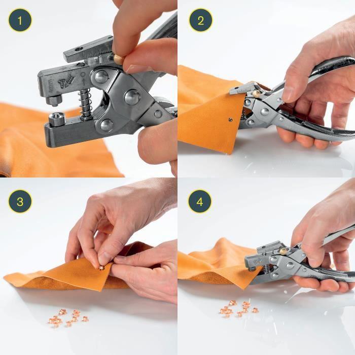 Image du produit Rapid RP05 Pince à oeillets + 100 oeillets (275 mm)